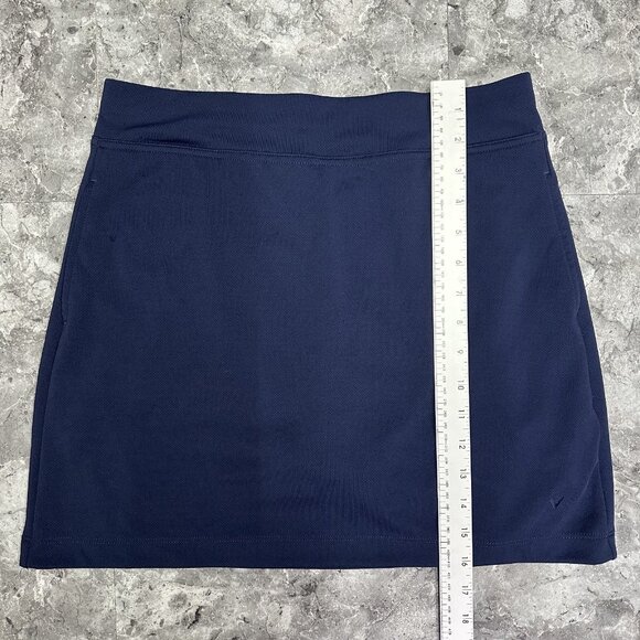 Callaway Golf Skort Womens Small Navy Blue Performance Pull-On Pockets - Picture 4 of 4